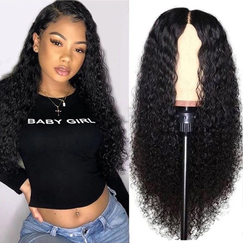 Wig hair lace front - front,