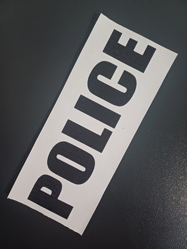 Dossard police fixation velcro - police,