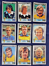 PANINI lot de 9 cartes