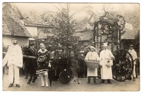 Cpa scène carnaval - -,