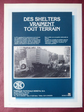 2/1987 PUB FN HERSTAL SHELTER ARMURERIE INSPECTION MUNITION ORIGINAL FRENCH AD