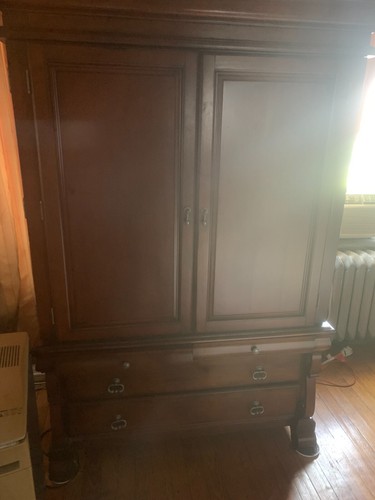 Armoire wardrobe wood 2 - armoire,