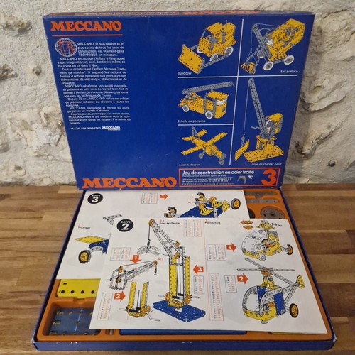 Boite meccano bleue avec - meccano,