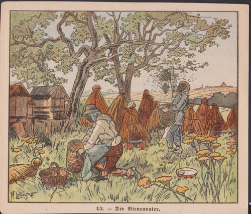 Image chromo ancienne scene - chromo, de