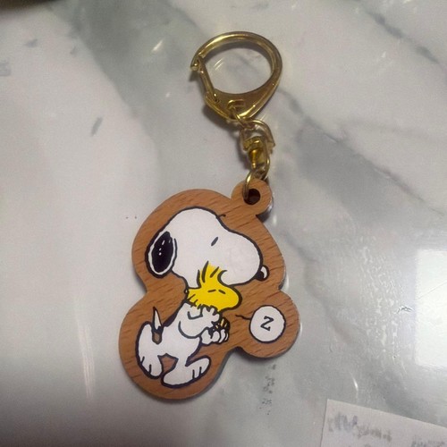 Porte clés snoopy wood - snoopy,