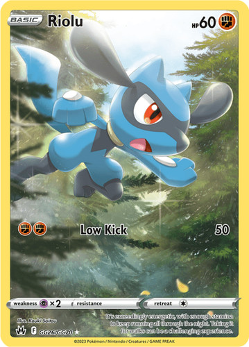 Pokemon tcg riolu - pokemon, gg26)