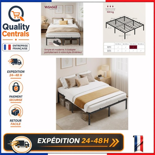 Cadre lit métal 160x200 - cadre,