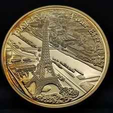 JETON 31mm Doré TOUR EIFFEL