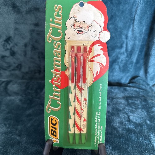 Vintage bic christmas clics - bic,