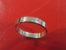 Alliance femme or blanc 18