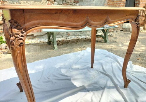Table milieu noyer - table,