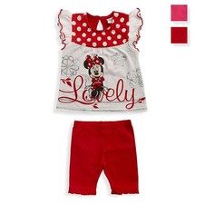 Ensemble Disney Minnie Mouse En Coton D'Été Débardeur Bébé Fille 5500