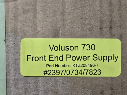 Voluson 730 front end - voluson, power