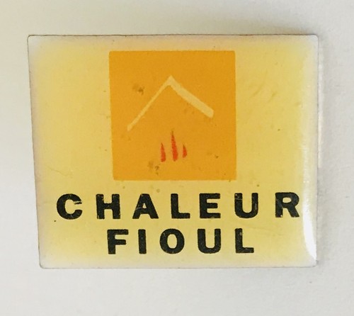 Chaleur fioul badge pin - chaleur,