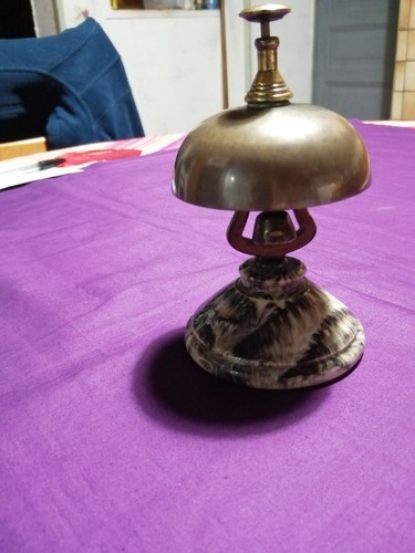 Sonnette comptoir ancienne - , de