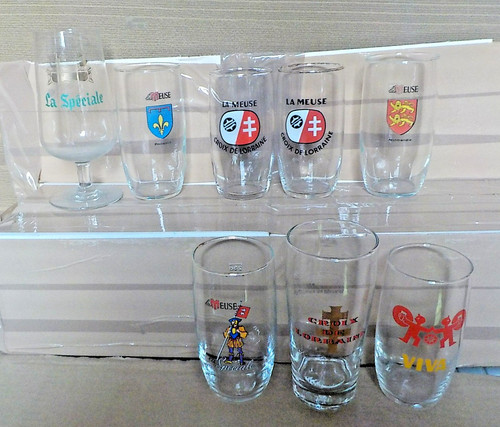 Verre ancien biere brasserie - 8,