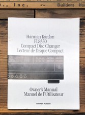Harman Kardon FL8350 FL-8350 CD Changer  Owner / User Manual *Original*