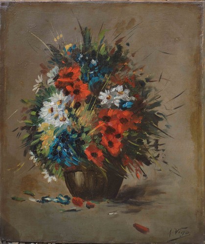 Tableau hst bouquet fleurs - de,