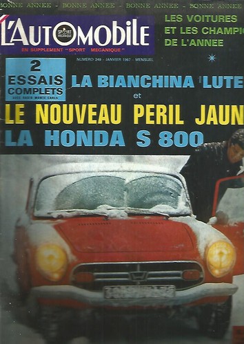 Automobile 249 honda s800 - n°249,