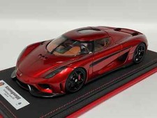 1/18 AutoArt Koenigsegg Regera En Rouge Candy 79026 Base Personnalisée