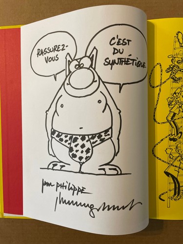 Philippe geluck dédicace - geluck,