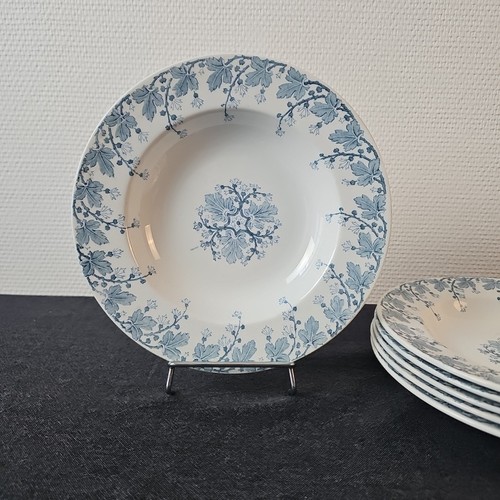 Assiettes creuses décor néva - décor,