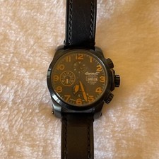 INGERSOLL  MEN’S WATCH AUTOMATIC IN2301 BLACK & ORANGE 45mm