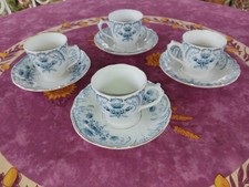 4 Tasses et Soucoupes Terre de