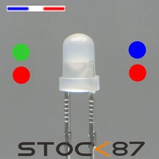 LED 3mm diffusant bicolor