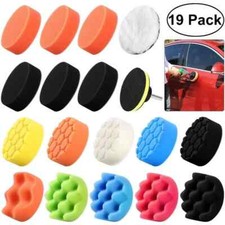 19Pcs Éponge Polissage auto