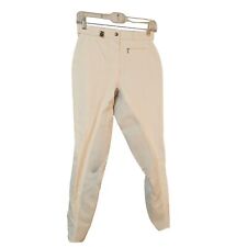Pikeur Riding Pants Prisca Grip White Equestrian Sz 28 Made In Germany 