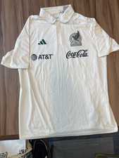 Adidas Mexico Seleccion Mexicana Polo Mens Large World cup Mundial Mexico