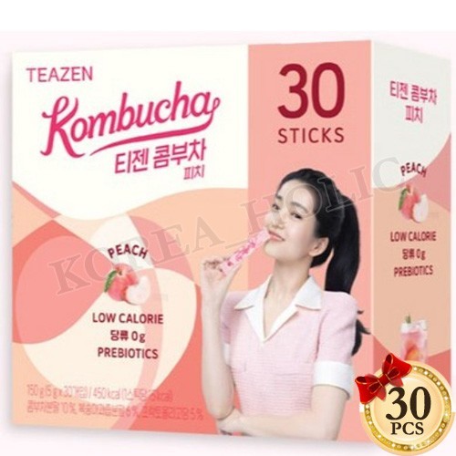 Teazen kombucha peach 150g 5g - peach,