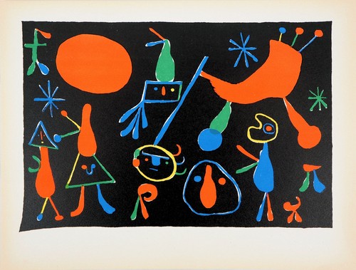 Joan miro personnages - joan, :