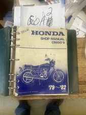 Official Honda CB650's Dealer/Owner's Shop Repair/Manual 1979-1982 CB650