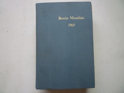 Bottin mondain 1969 tout - 1969, paris