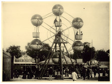 Albert Gilles, Paris, Fête funfaine, Jardin du Luxembourg Collection Albert Gille