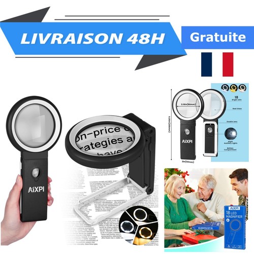 Loupe grossissante sur - grossissante, pied