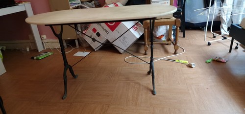 Table marbre grise blanche - table, en