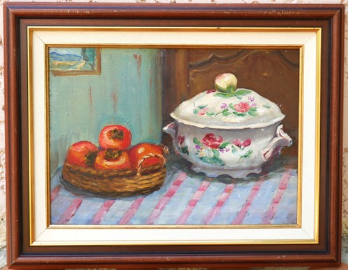 Tableau ancien nature morte - ancien:,