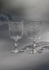8 Verres à porto en Cristal