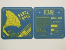 Bière BAR Pub dessous de Verre ~ Atlas Décoction Fonctionne Danse Jours Pâle Ale