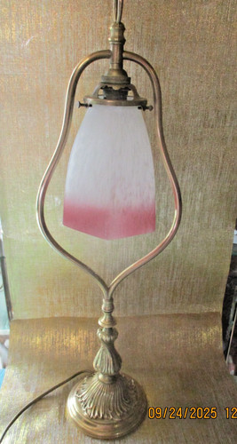 Ancienne lampe lyre - ancienne,