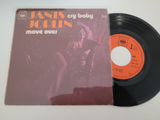 45 7" FRENCH SP - Janis Joplin – Cry Baby / Move Over  1971 VG+/VG+