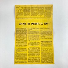[SURRÉALISME BELGE]  MARCEL MARIËN : AUTANT EN RAPPORTE LE VENT . 1973 . EO