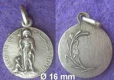 ANCIENNE MEDAILLE SAINT ROCH SECOURS DES MALADES métal argenté