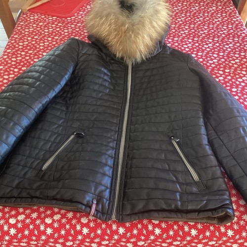 Blouson cuir fourrure oakwood - blouson,