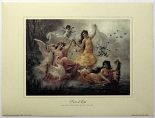 Soir d' Et'e summer evening, reproduction print