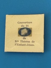 Sealed Relic - Bed Cover of St. Teresa of the Child Jesus Wax Stamp