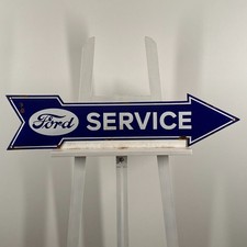 Plaque émaillée Ford - 90x21cm (35,4x8,3") - Belle décoration en porcelaine...